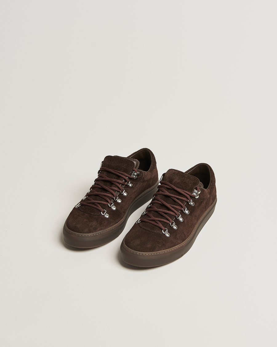 Heren | Sneakers | Diemme | Marostica Low Sneaker Dark Brown Suede