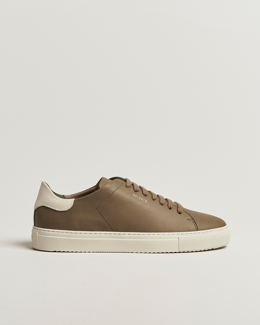 Heren | Sneakers | Axel Arigato | Clean 90 Nubuck Sneaker Dark Green/Light Beige