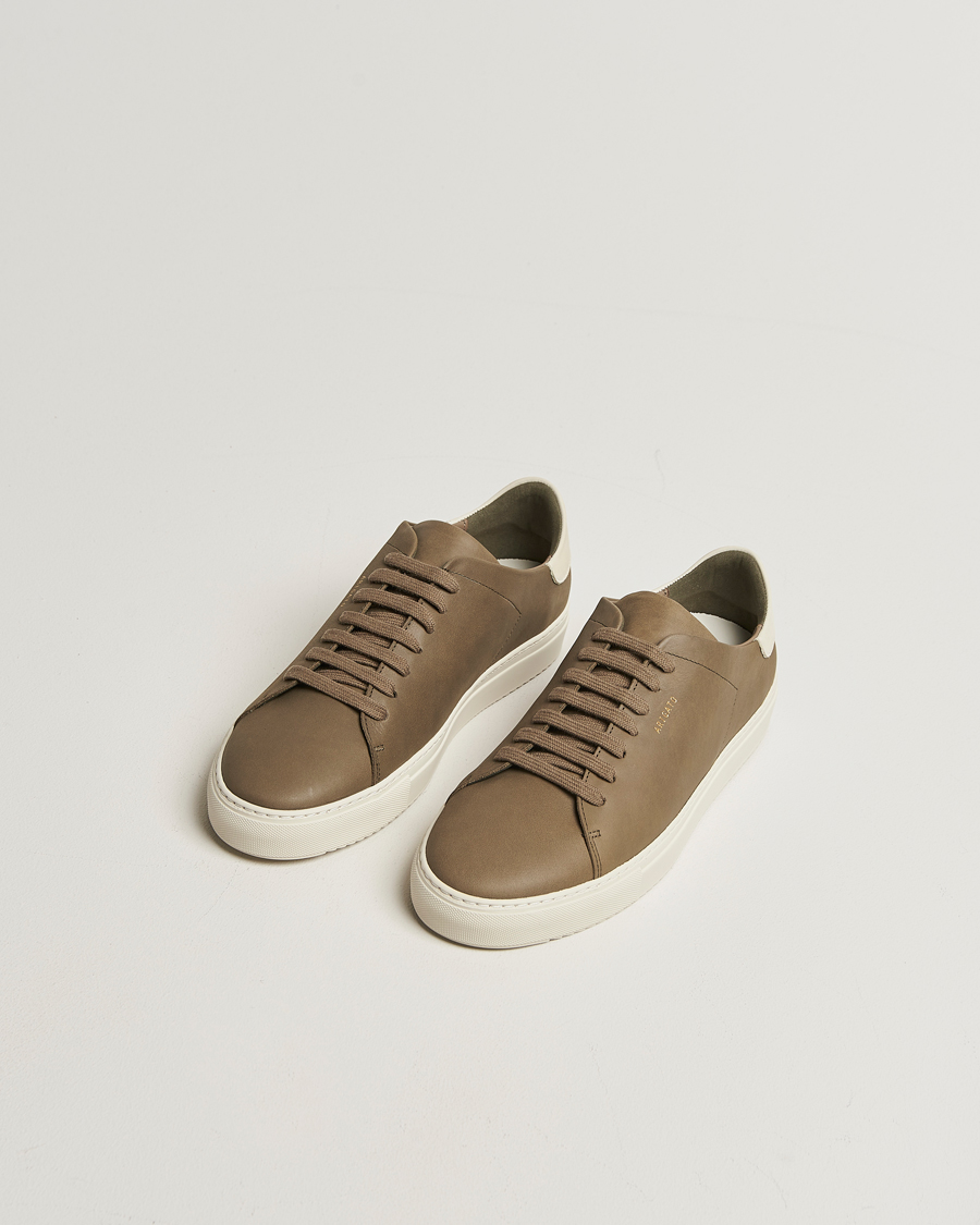 Heren | Sneakers | Axel Arigato | Clean 90 Nubuck Sneaker Dark Green/Light Beige