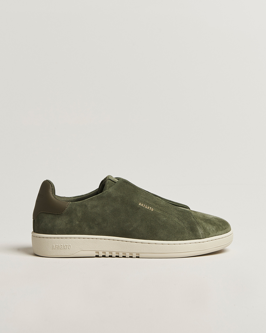 Heren | Sneakers | Axel Arigato | Dice Laceless Suede Sneaker Dark Green