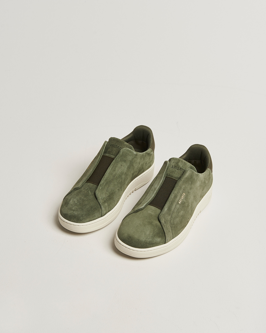 Heren | Sneakers | Axel Arigato | Dice Laceless Suede Sneaker Dark Green