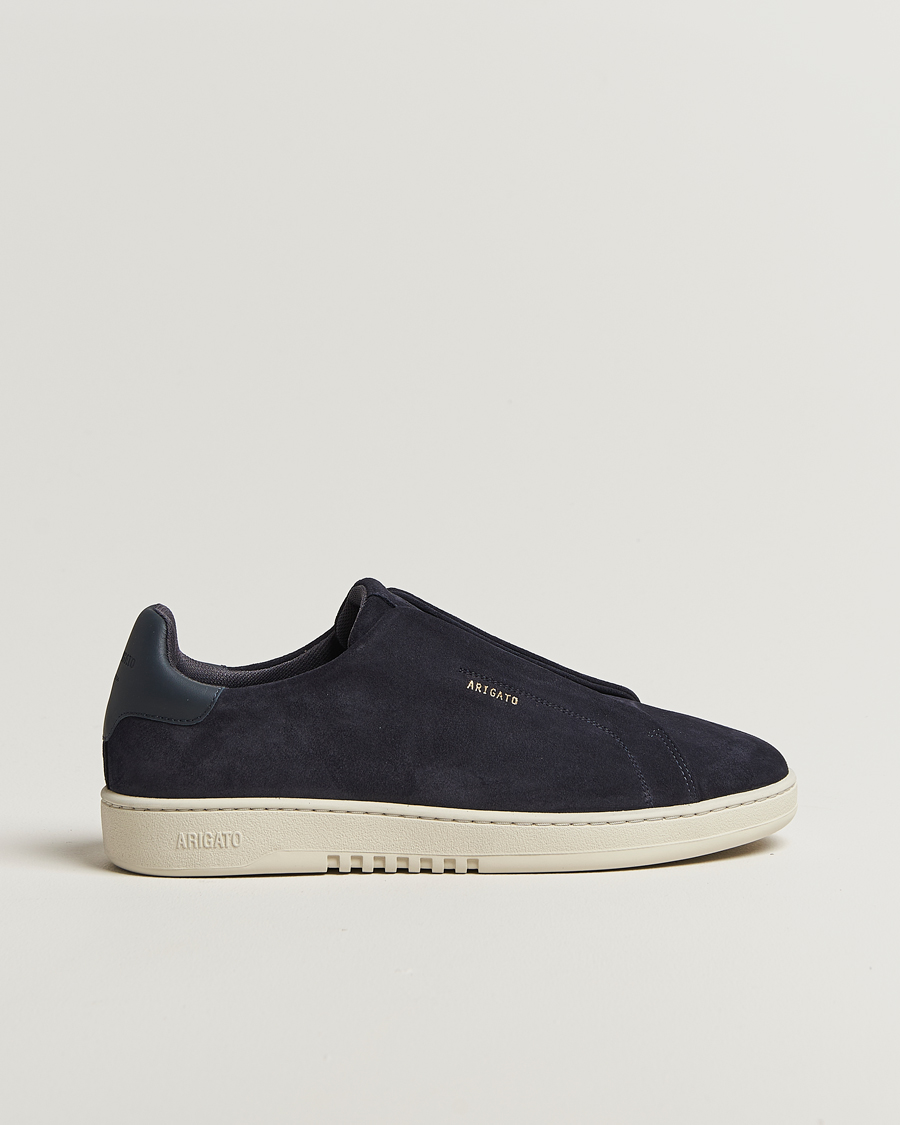 Heren | Sneakers | Axel Arigato | Dice Laceless Suede Sneaker Dark Blue