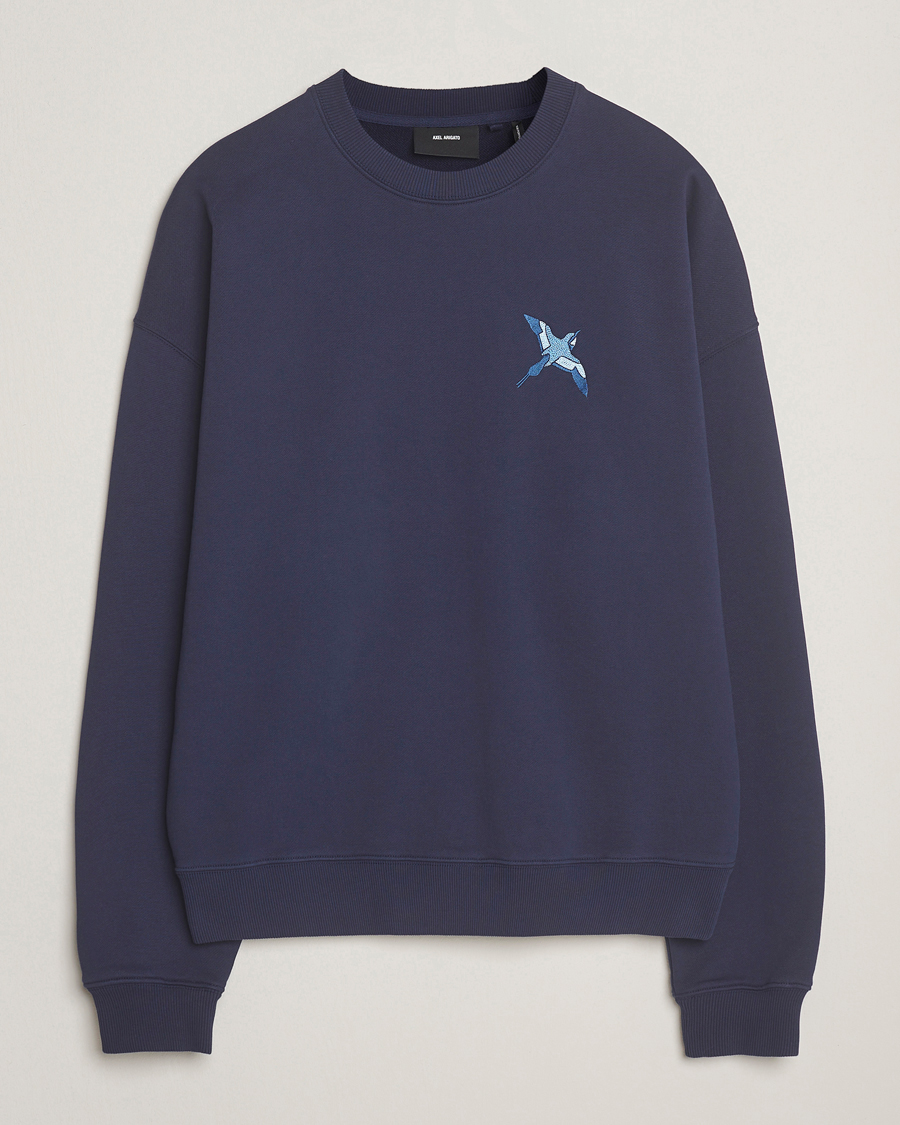 Heren | Truien | Axel Arigato | Micro Bee Bird Sweatshirt Navy
