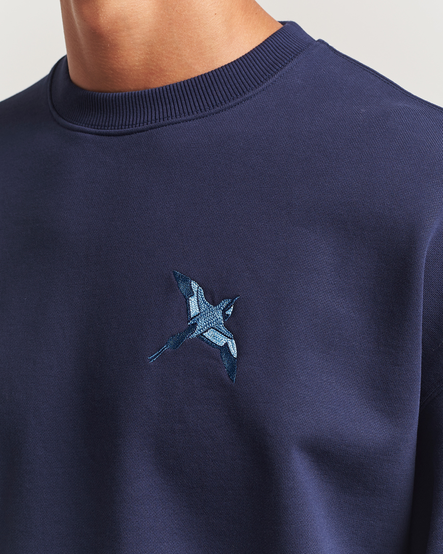 Heren | Truien | Axel Arigato | Micro Bee Bird Sweatshirt Navy