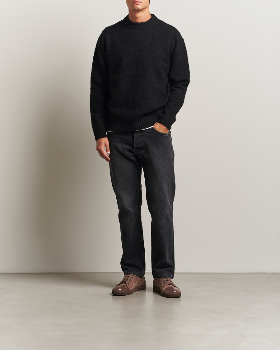 Heren | Truien | Axel Arigato | Miles Bouclé Knitted Sweater Black