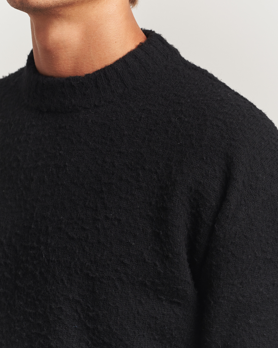 Heren | Truien | Axel Arigato | Miles Bouclé Knitted Sweater Black