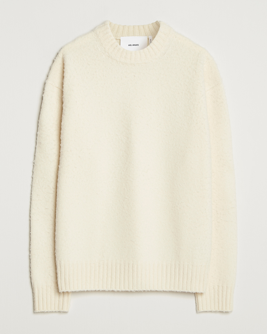 Heren | Truien | Axel Arigato | Miles Bouclé Knitted Sweater Off White