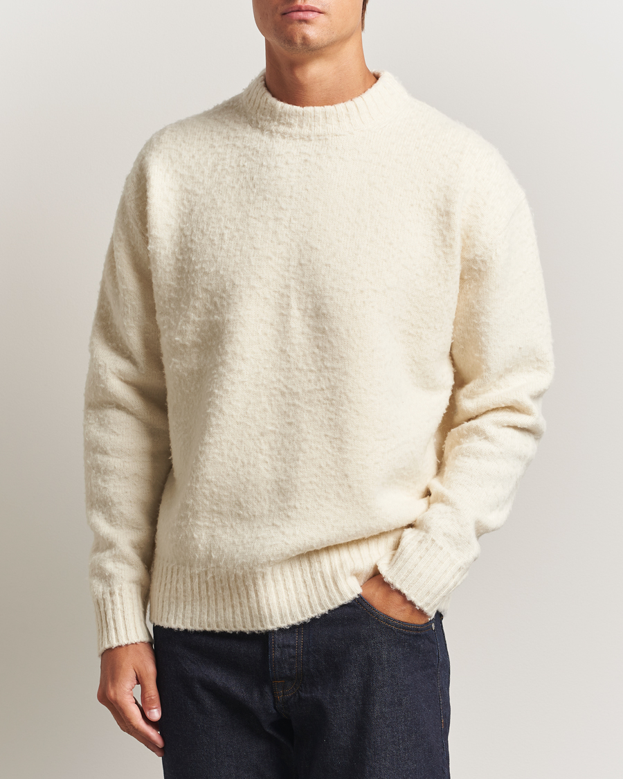 Heren | Truien | Axel Arigato | Miles Bouclé Knitted Sweater Off White