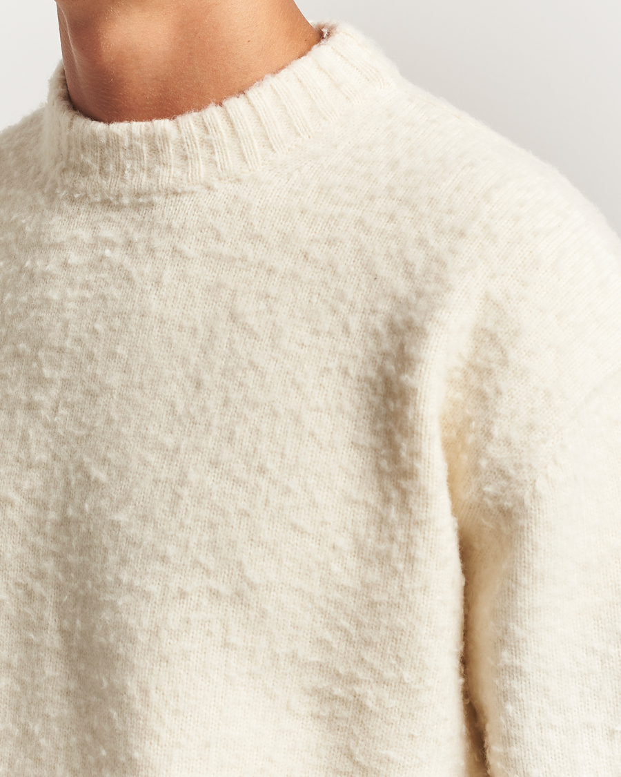 Heren | Truien | Axel Arigato | Miles Bouclé Knitted Sweater Off White