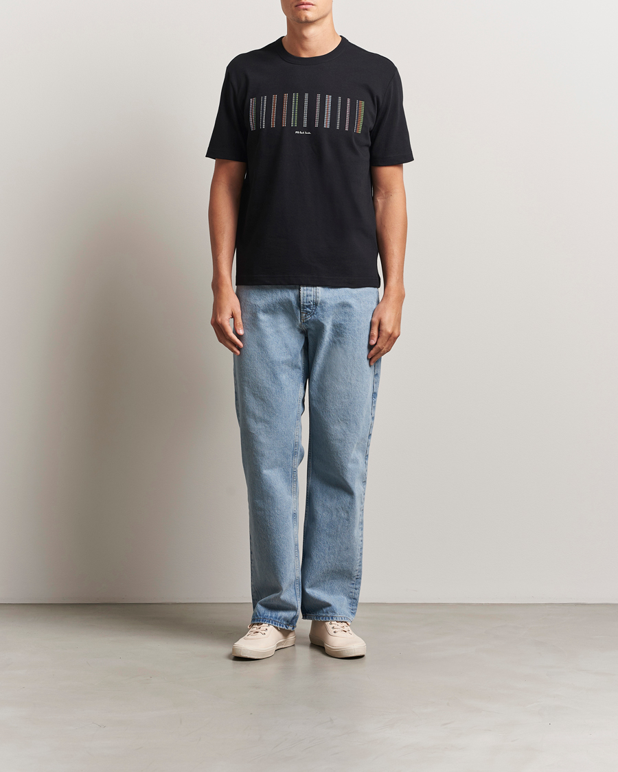 Heren | T-shirts | PS Paul Smith | Striped Crew Neck T-Shirt Black