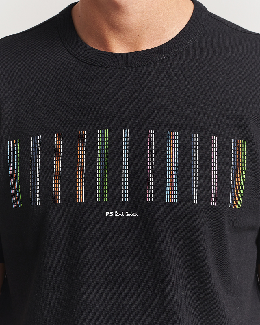 Heren | T-shirts | PS Paul Smith | Striped Crew Neck T-Shirt Black