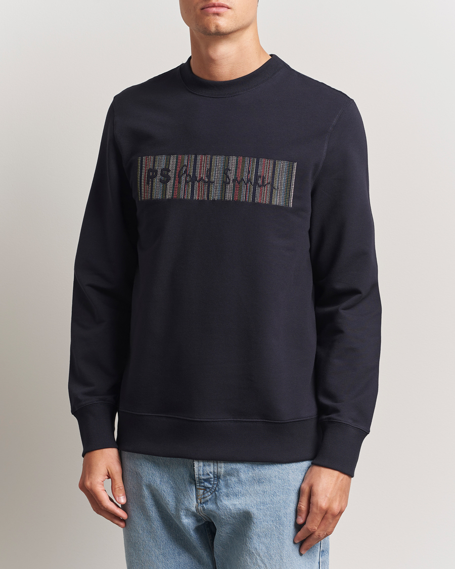 Heren | Truien | PS Paul Smith | Striped Crew Neck Sweatshirt Navy