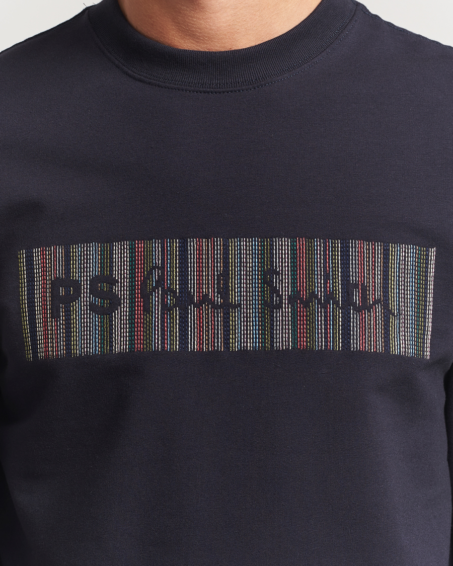 Heren | Truien | PS Paul Smith | Striped Crew Neck Sweatshirt Navy