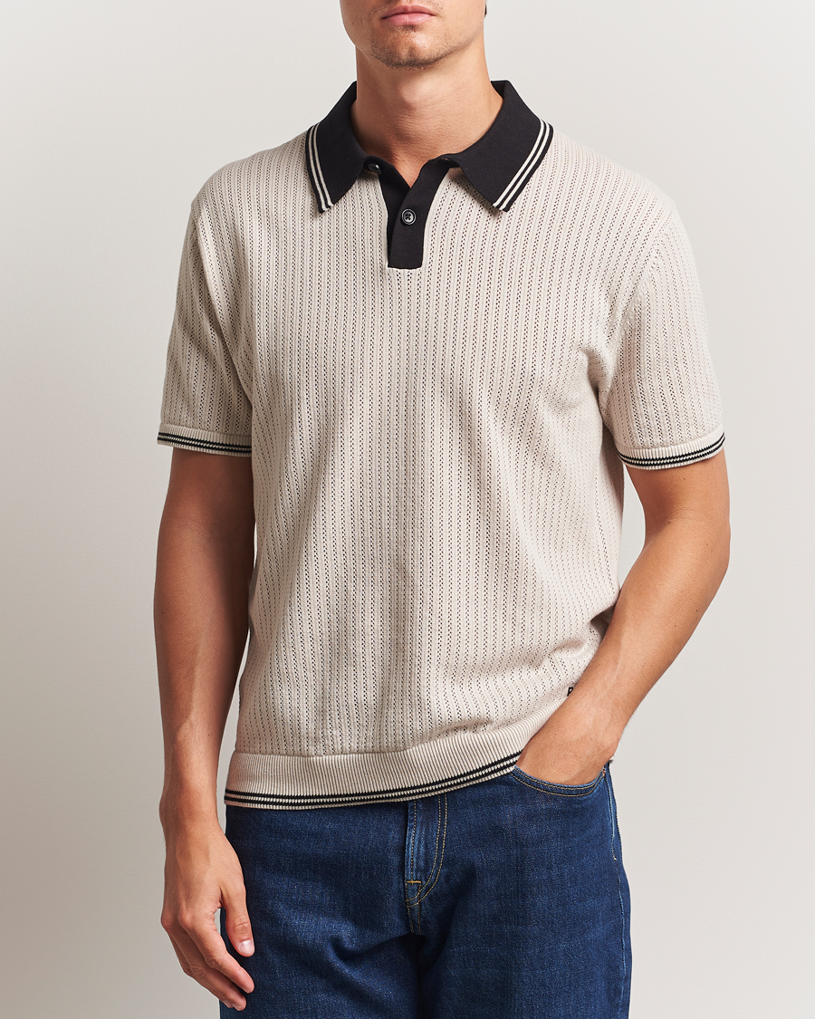 Heren | Polo's | PS Paul Smith | Knitted Polo Off White