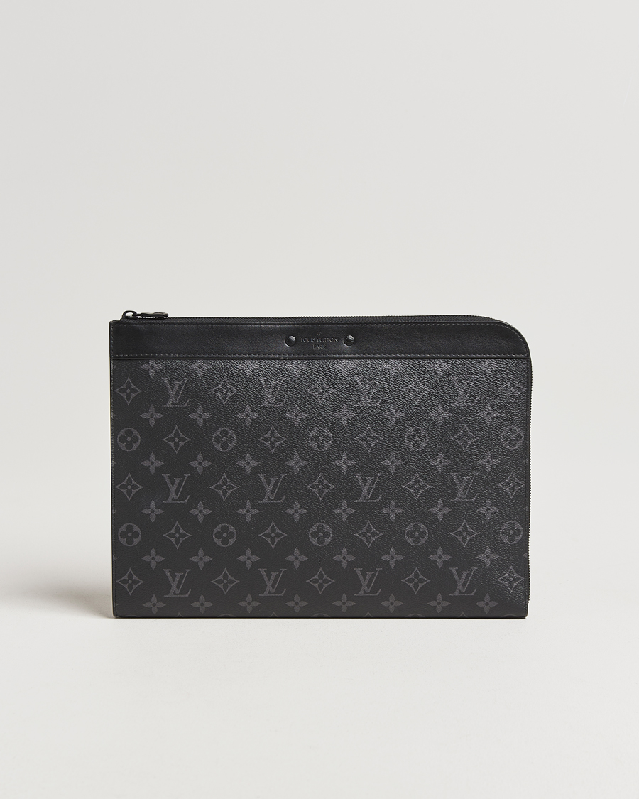 Heren | Pre-Owned & Vintage Bags | Louis Vuitton Pre-Owned | Pochette Jour Monogram Eclipse