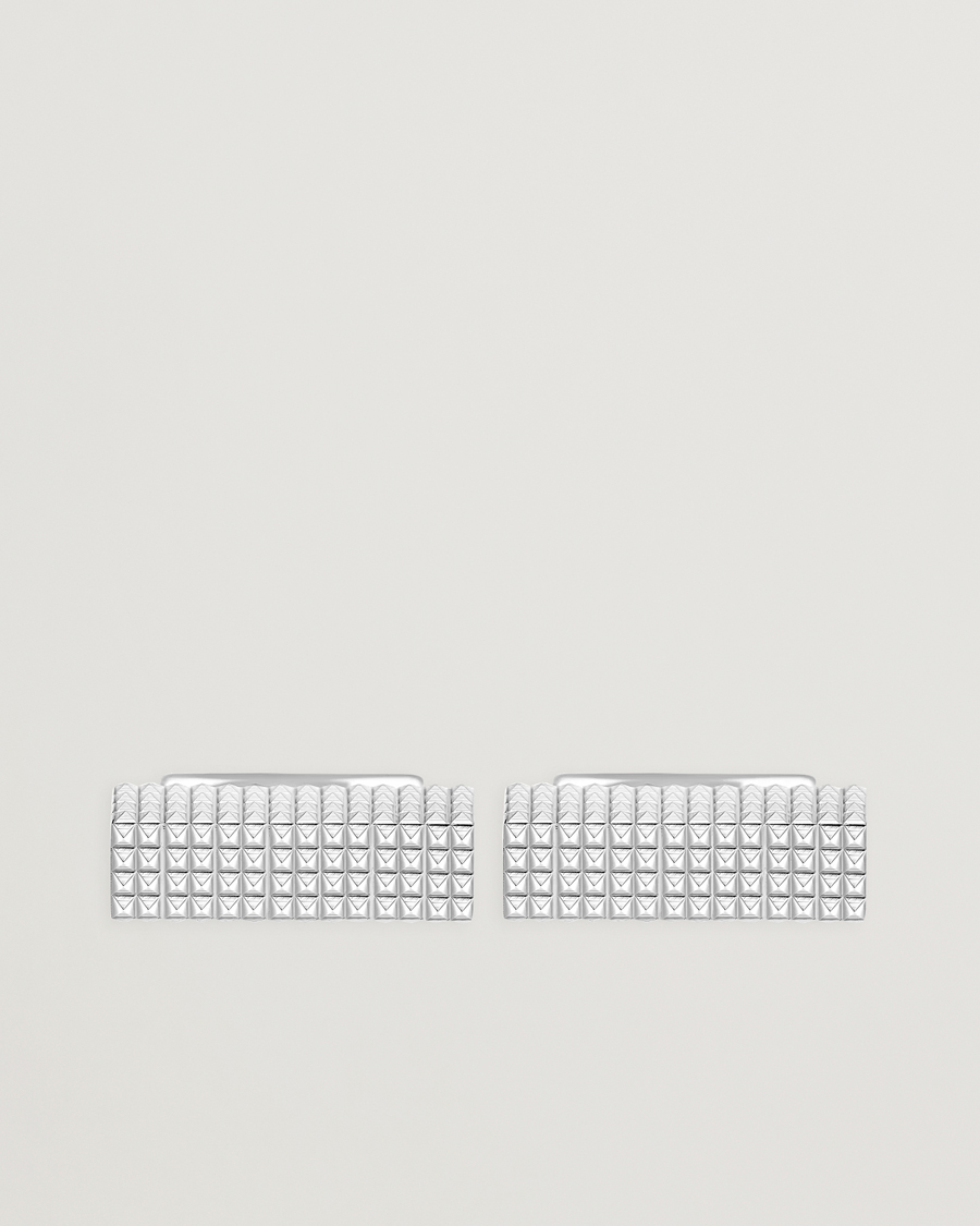Heren | Manchetknopen | S.T. Dupont | Cufflink Rectangle Diamond Head Silver