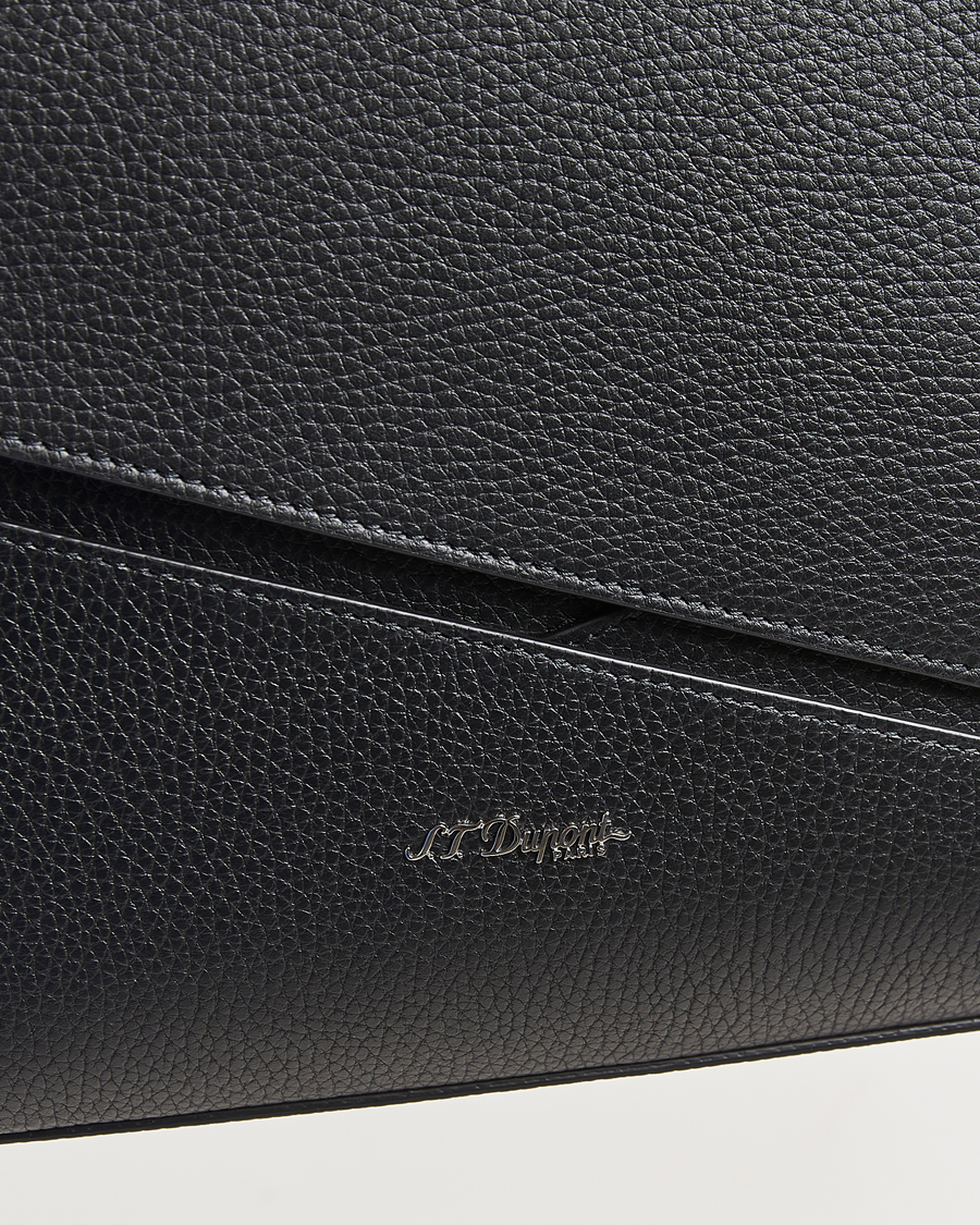 Heren | Tassen | S.T. Dupont | Neo Capsule Messenger Bag Black Grained