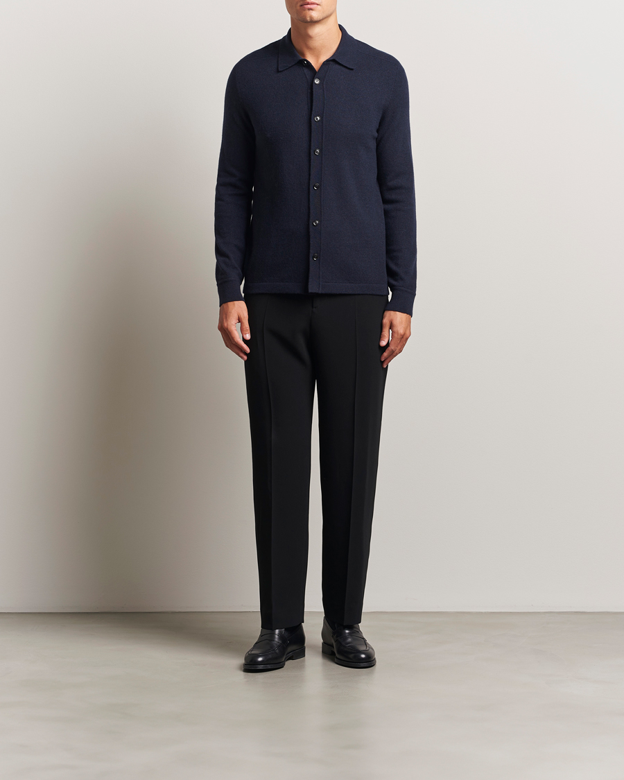 Heren | Truien | Brioni | Cashmere Shirt Cardigan Navy