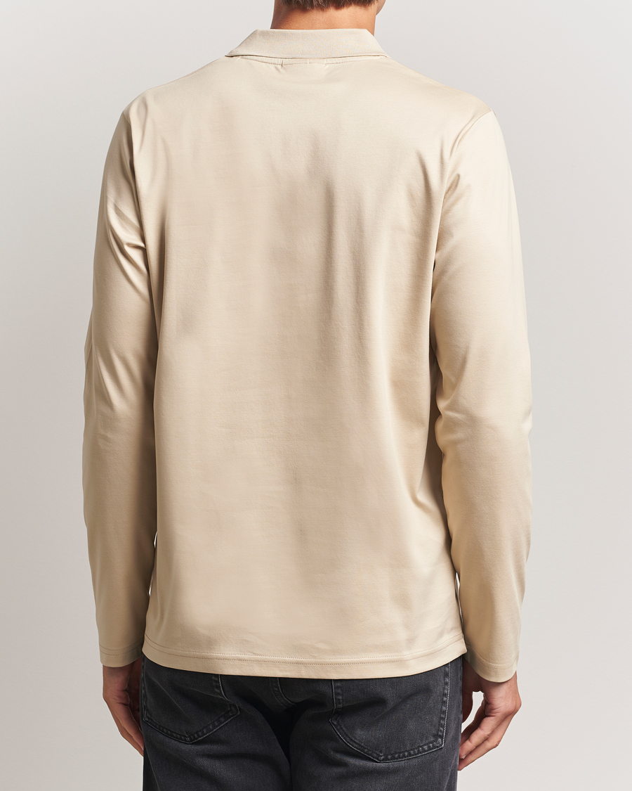 Heren | Polo's | NN07 | Paul Long Sleeve Polo White Peppar