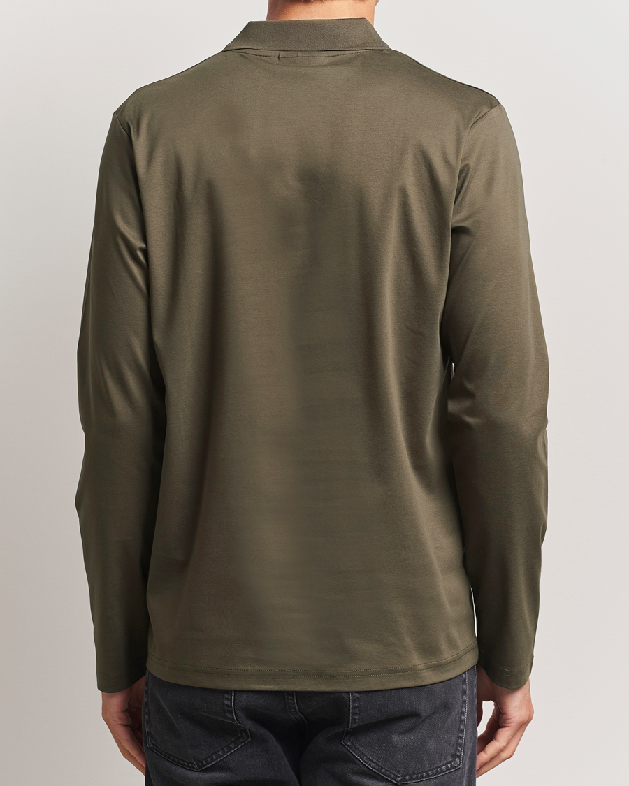Heren | Polo's | NN07 | Paul Long Sleeve Polo Capers Green