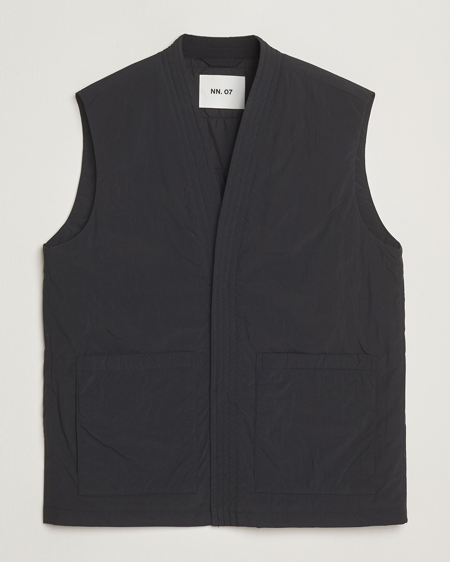 Heren | Gilets | NN07 | Yuki Padded Vest Black