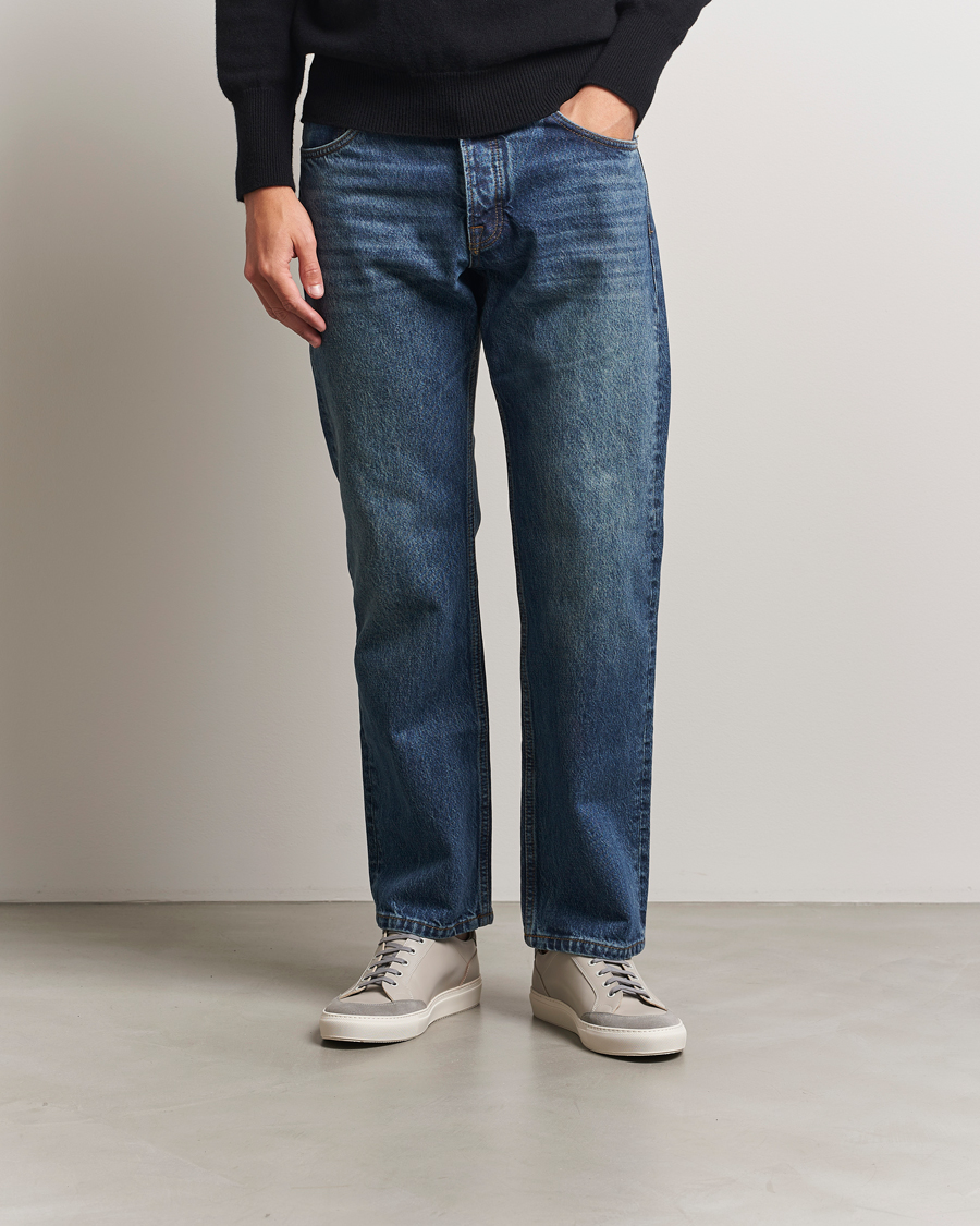Heren | Sneakers | Sweyd | Center Leather/Suede Sneakers Grey