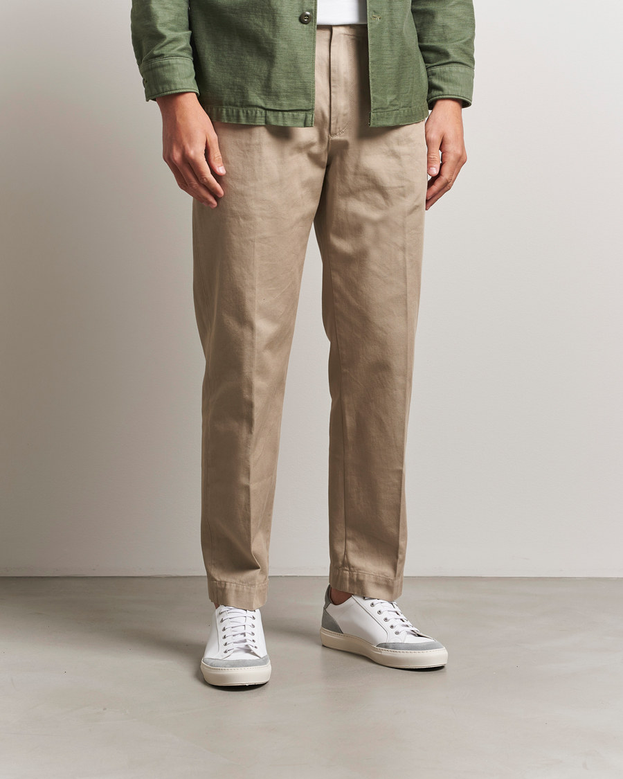 Heren | Sneakers | Sweyd | Center Leather/Suede Sneakers White