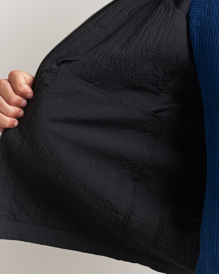 Heren | Jassen | NN07 | Alban Seersucker Shirt Jacket Black