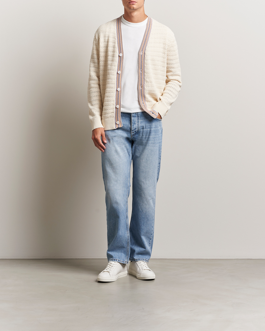 Heren | Truien | NN07 | Josh Knitted Cardigan Ivory
