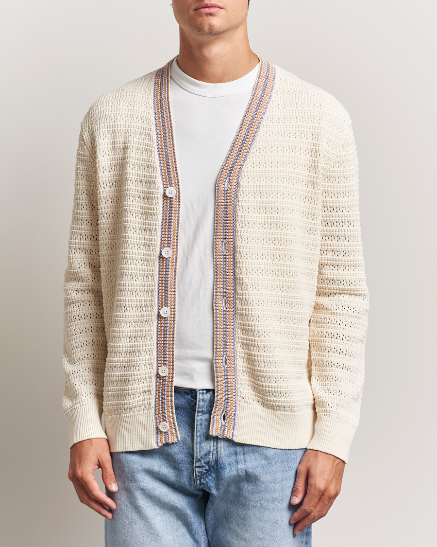 Heren | Truien | NN07 | Josh Knitted Cardigan Ivory