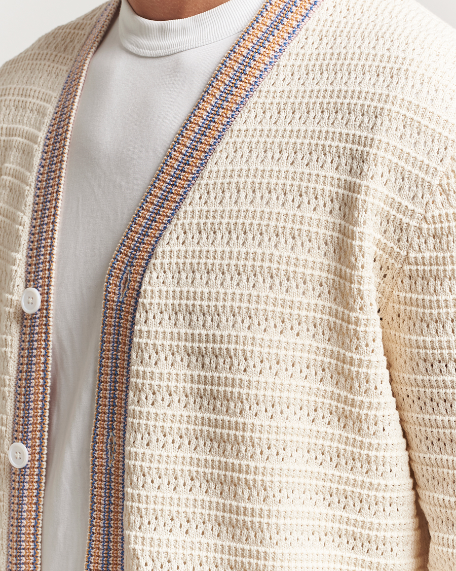 Heren | Truien | NN07 | Josh Knitted Cardigan Ivory