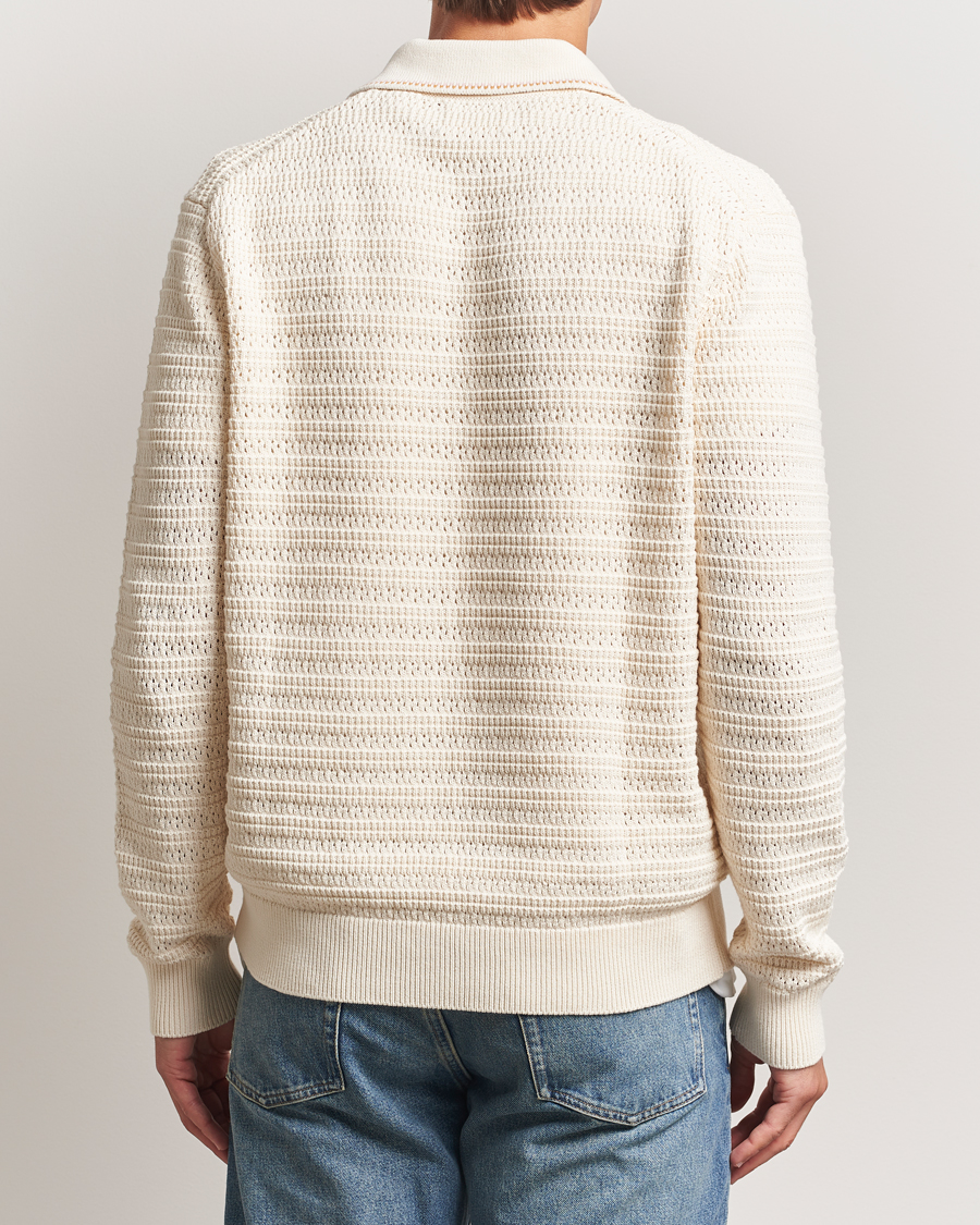 Heren | Truien | NN07 | Josh Knitted Polo Ivory