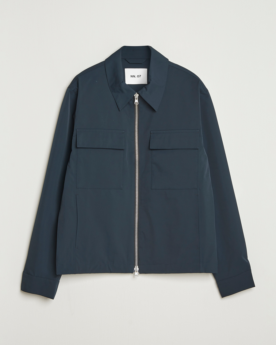 Heren | Jassen | NN07 | Alban Bomber Jacket Navy Blue