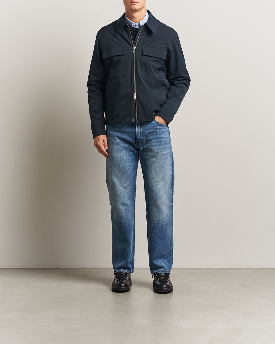 Heren | Jassen | NN07 | Alban Bomber Jacket Navy Blue