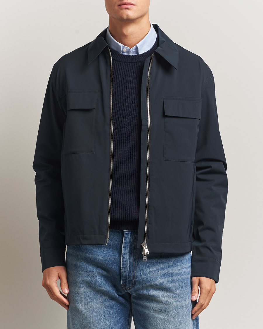 Heren | Jassen | NN07 | Alban Bomber Jacket Navy Blue