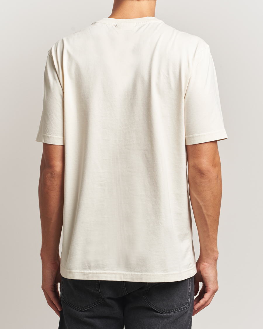Heren | T-shirts | NN07 | Abel Logo Crew Neck T-Shirt Ivory