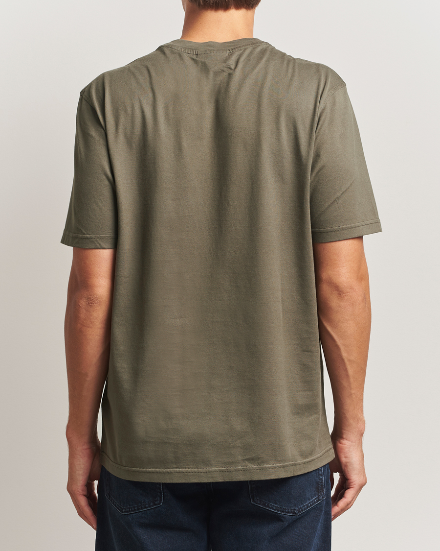 Heren | T-shirts | NN07 | Abel Logo Crew Neck T-Shirt Capers Green