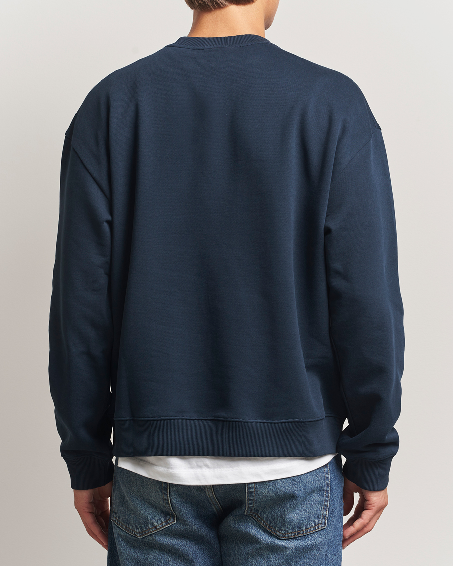 Heren | Truien | NN07 | Dagon Crew Neck Sweatshirt Navy