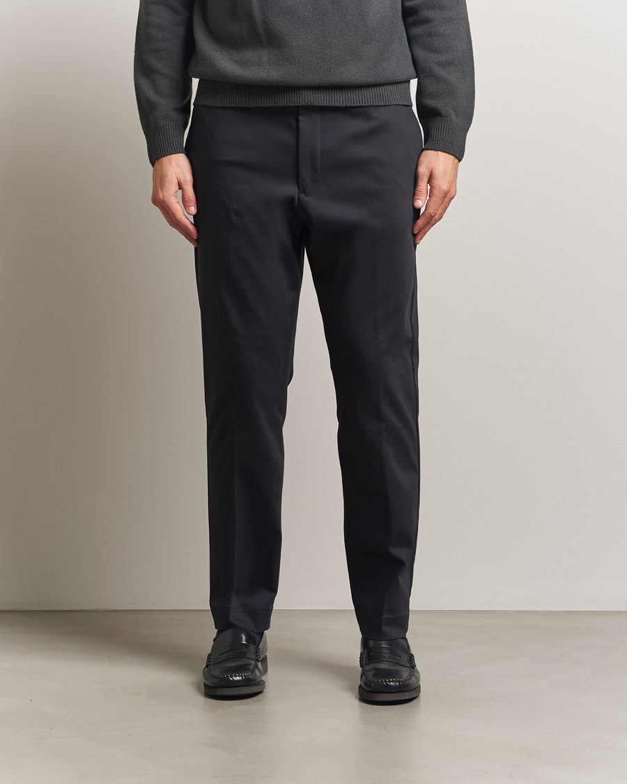 Heren | Broeken | NN07 | Baker Cotton Drawstring Trousers Navy