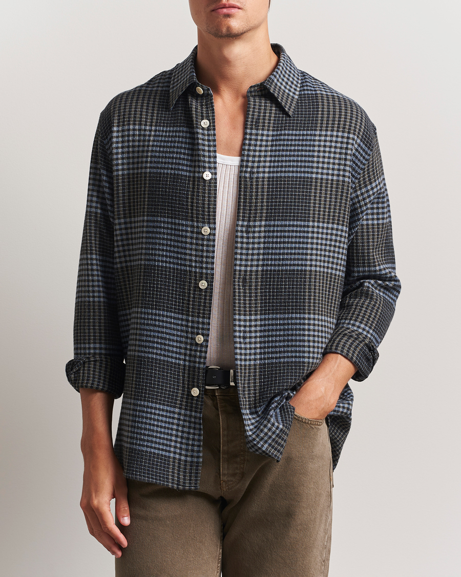 Heren | Overhemden | Sunflower | Studio Flannel Shirt Blue Check