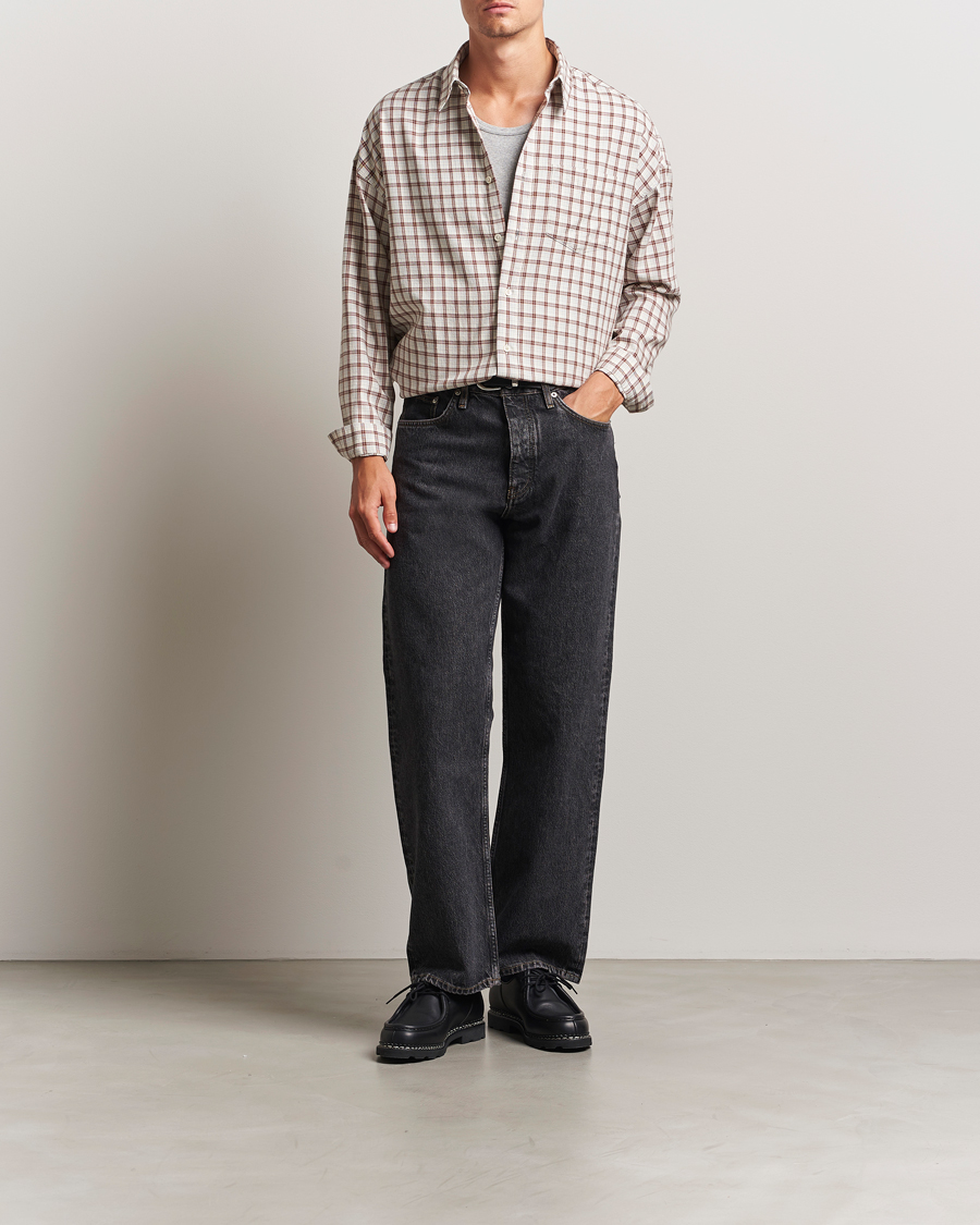 Heren | Overhemden | Sunflower | Stable Shirt Brown Check