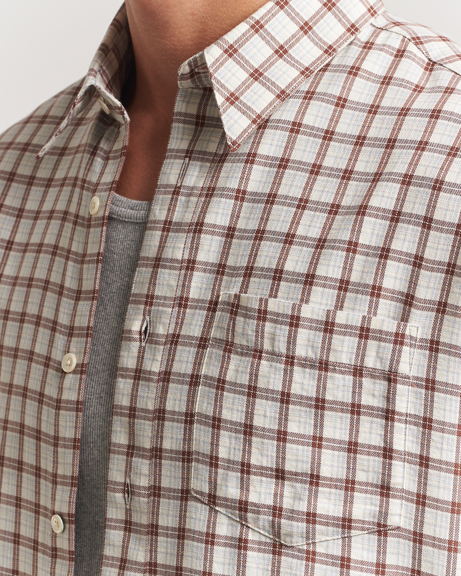 Heren | Overhemden | Sunflower | Stable Shirt Brown Check