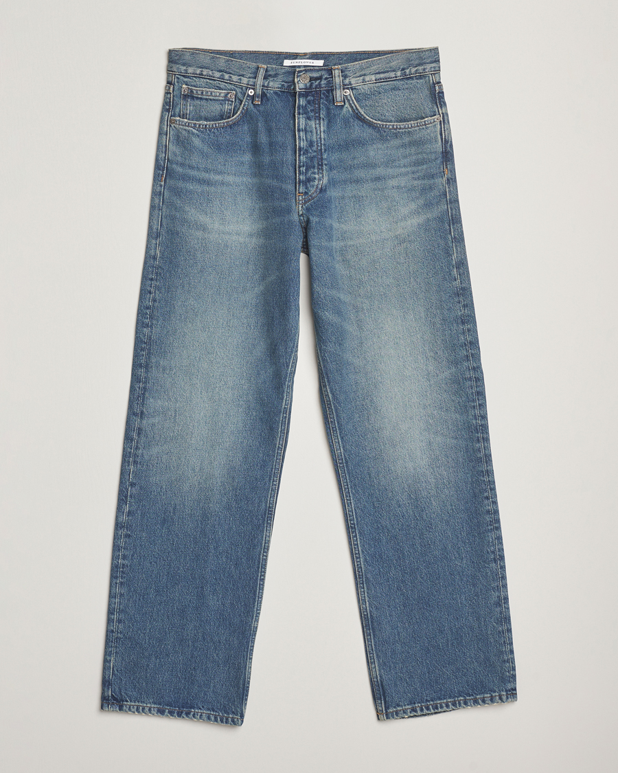 Heren | Jeans | Sunflower | Loose Jeans Dark Blue Vintage