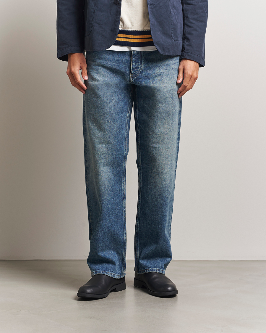 Heren | Jeans | Sunflower | Loose Jeans Dark Blue Vintage