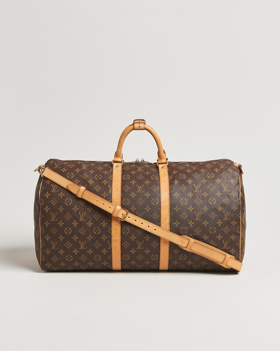 Heren | Pre-Owned & Vintage Bags | Louis Vuitton Pre-Owned | Keepall Bandoulière 55 Monogram