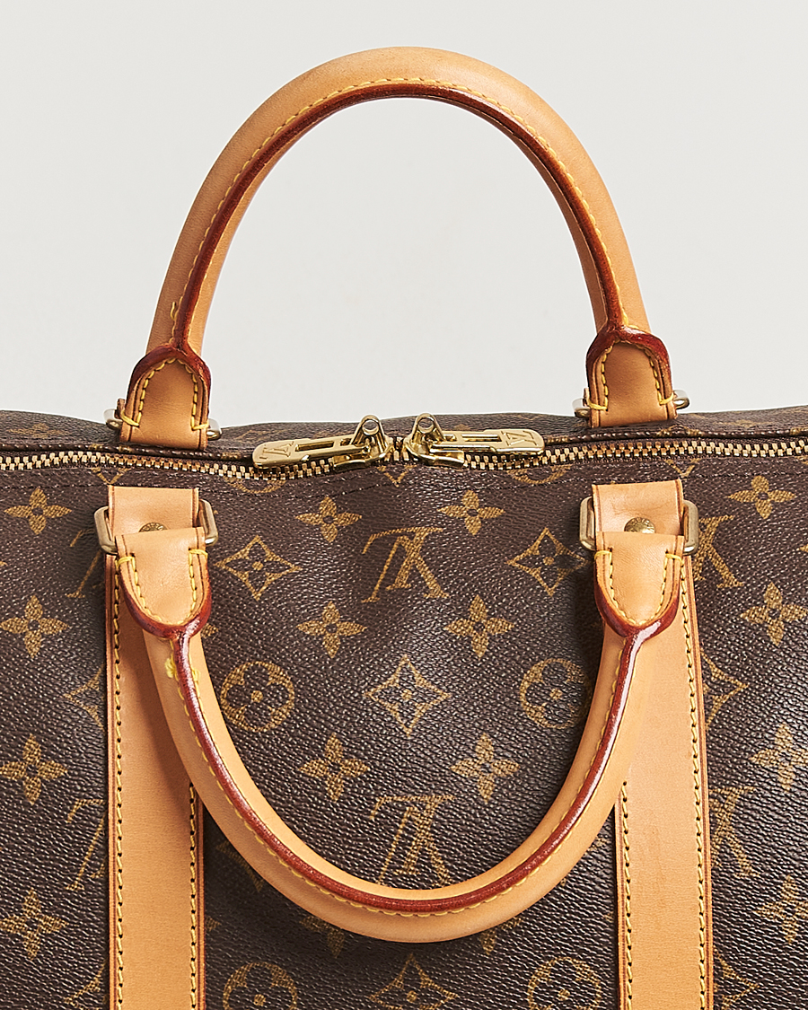 Heren | Pre-Owned & Vintage Bags | Louis Vuitton Pre-Owned | Keepall Bandoulière 55 Monogram