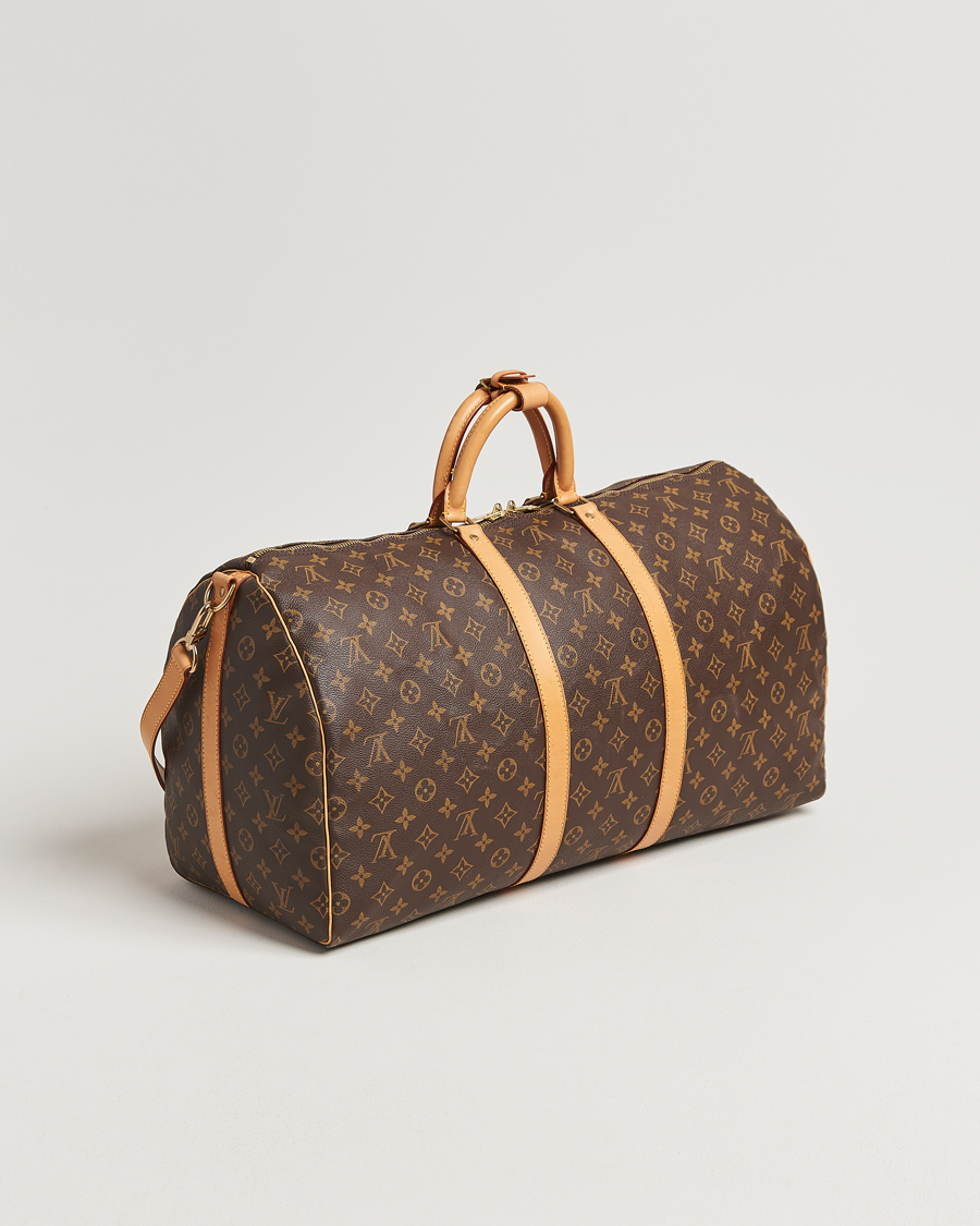 Heren | Pre-Owned & Vintage Bags | Louis Vuitton Pre-Owned | Keepall Bandoulière 55 Monogram