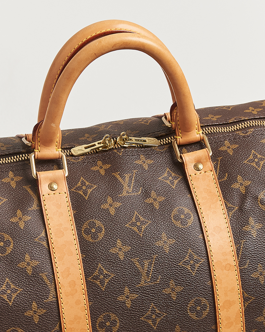Heren | Pre-Owned & Vintage Bags | Louis Vuitton Pre-Owned | Keepall Bandoulière 55 Monogram