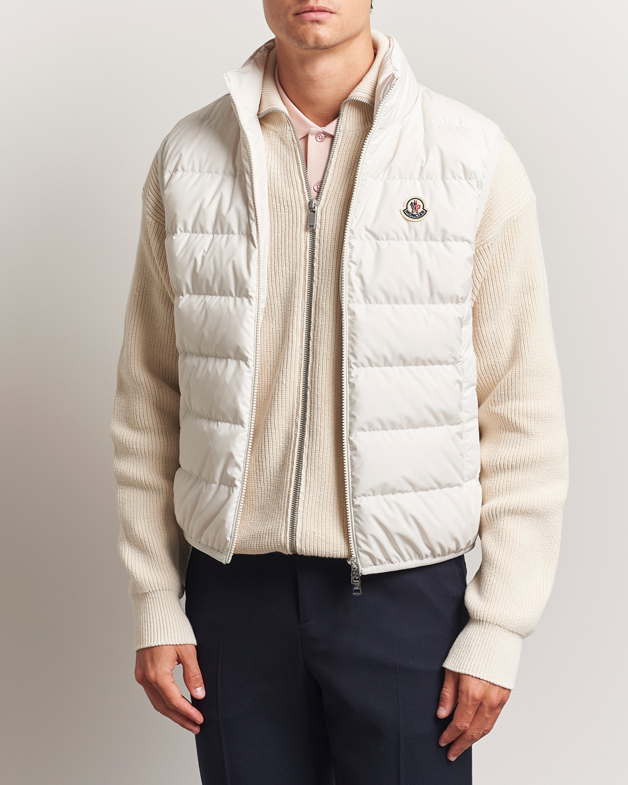 Heren | Jassen | Moncler | Contrin Down Vest Off White