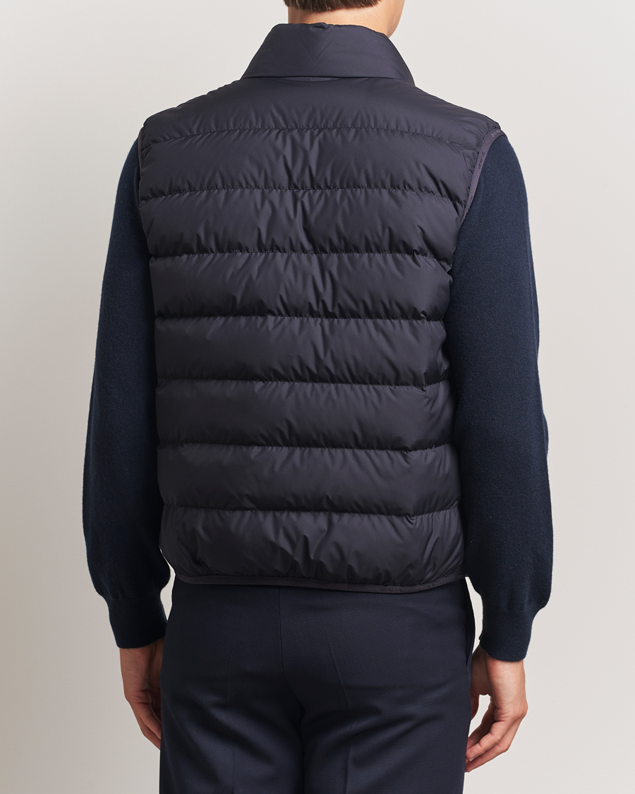 Heren | Gilets | Moncler | Contrin Down Vest Navy